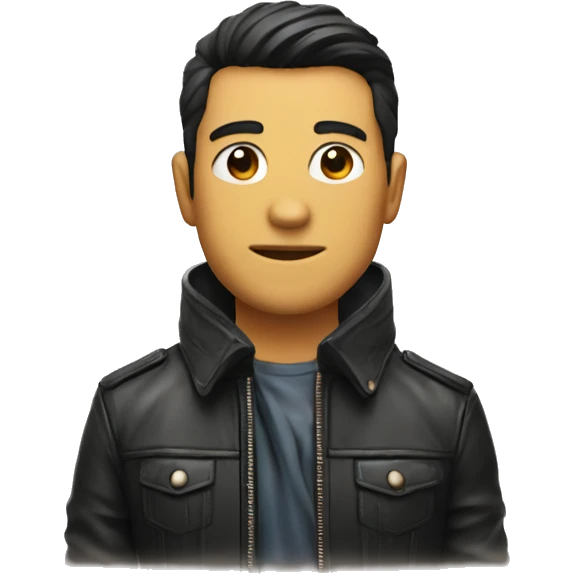 dus lipa with leather jacket emoji