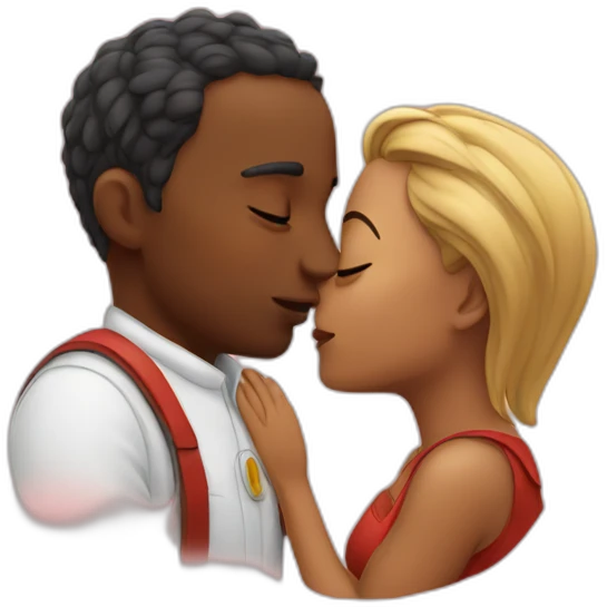 100 gecs kissing emoji
