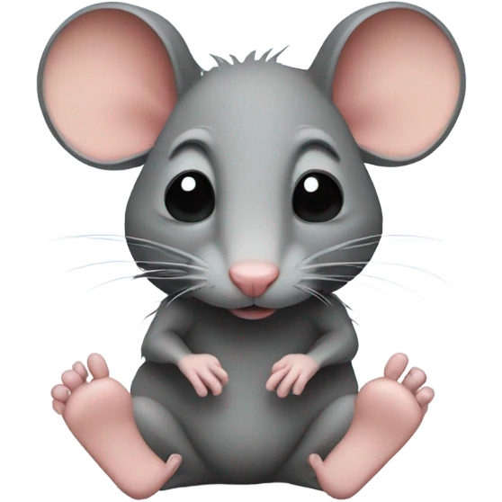 Rat with Toes emoji