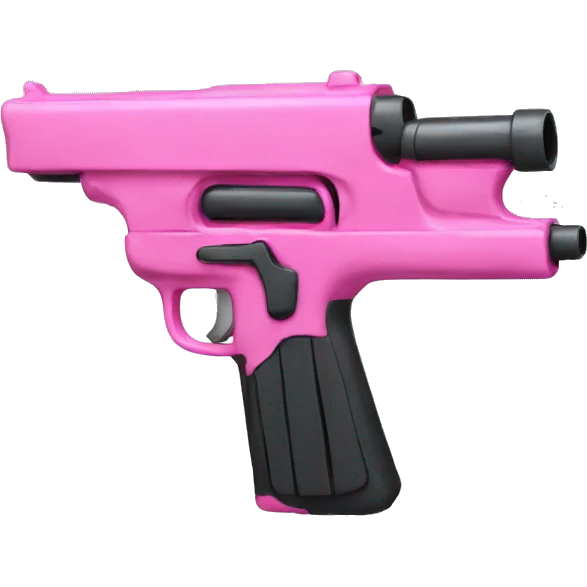 Pink gun emoji