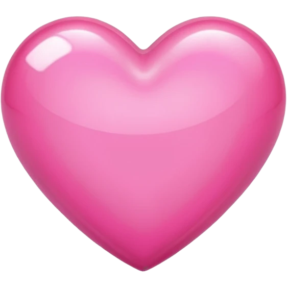 shiny pink heart emoji
