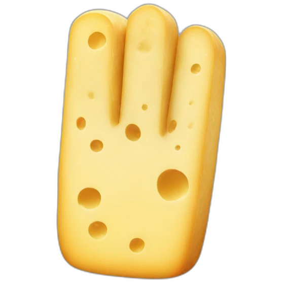 Cheese finger  emoji
