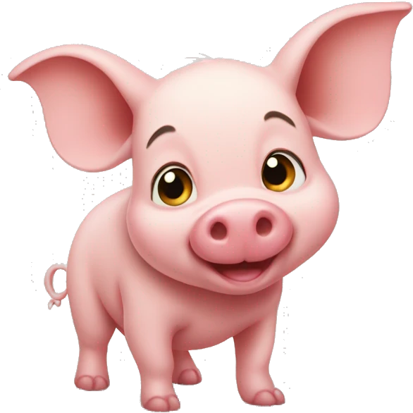 Piglet from Winnie the Pooh  emoji