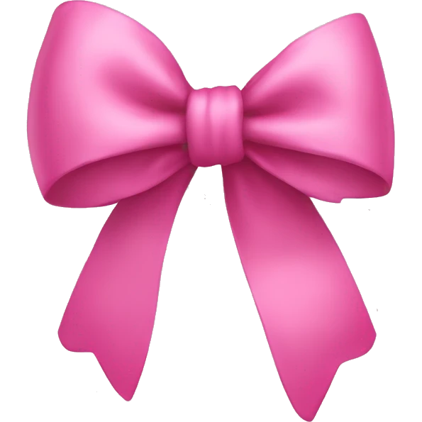 pink bow emoji