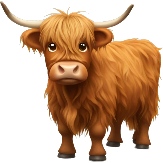 highland cow emoji