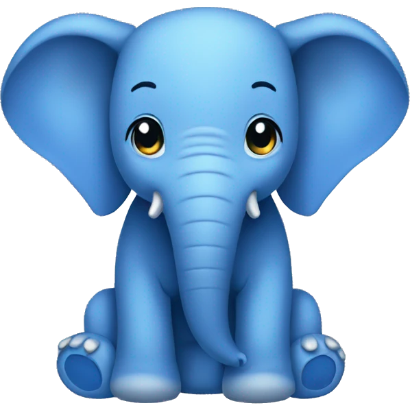 blue elephant emoji