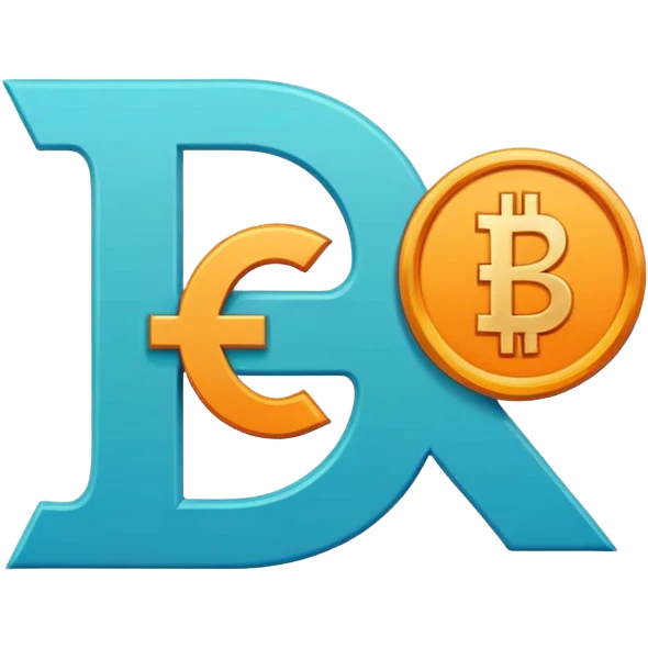 "Create a small emoji-style fintech icon showing a blue 'e' combined with an Indian Rupee symbol featuring saffron and green stripes, flat vector style, clean and modern UI icon." emoji