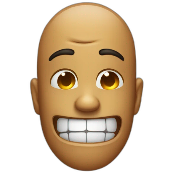 Sad laugh emoji