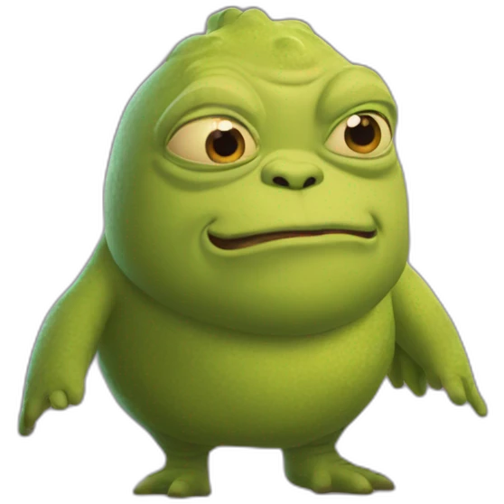 Blobvis als Shrek emoji