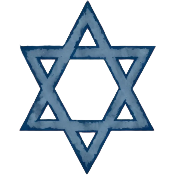 United States flag with a swastika symbol and star of david symbol on the flag emoji