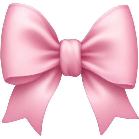 Light pink bow emoji
