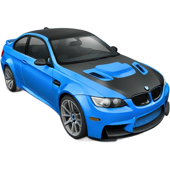 Bmw m3 blue emoji
