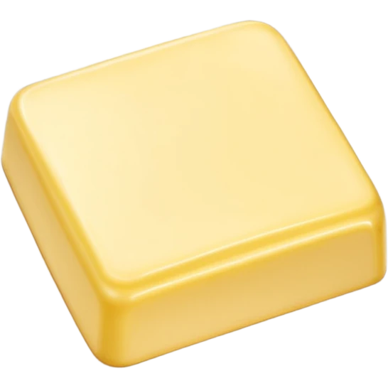 Big Butter on the white plate  emoji