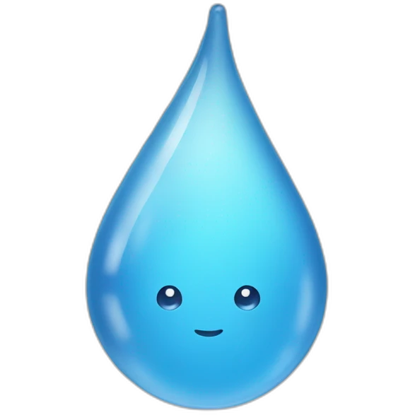 water-drop emoji