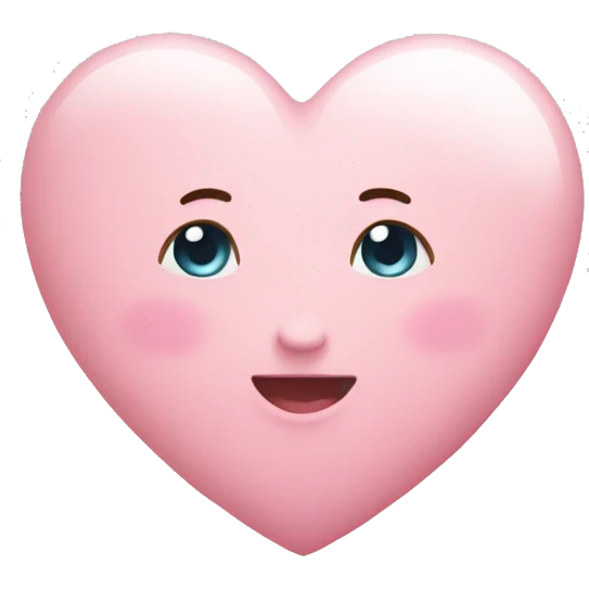 Baby pink heart  emoji