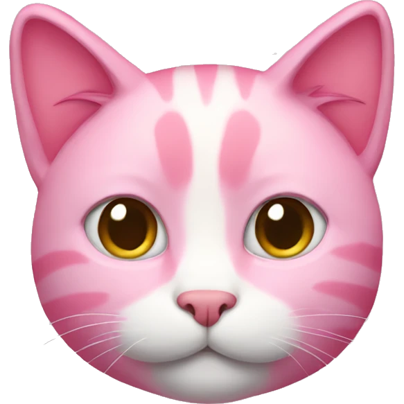 Pink cat emoji