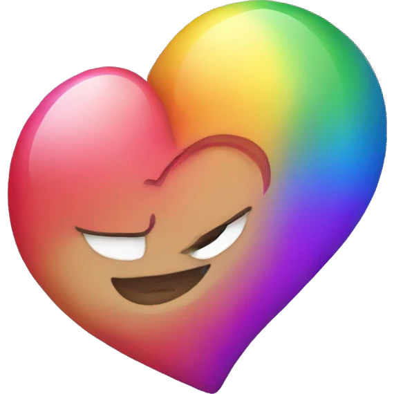 rainbow heary emoji