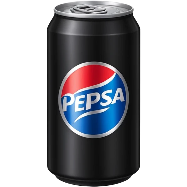 Black Can of Pepsi max emoji