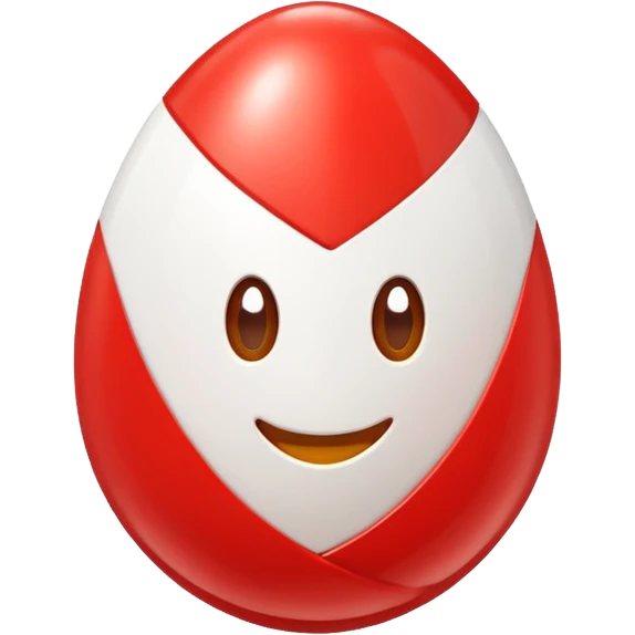 Kinder surprise red and white  emoji