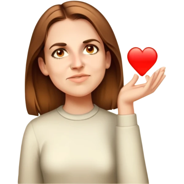 girl with light brown hair  emoji