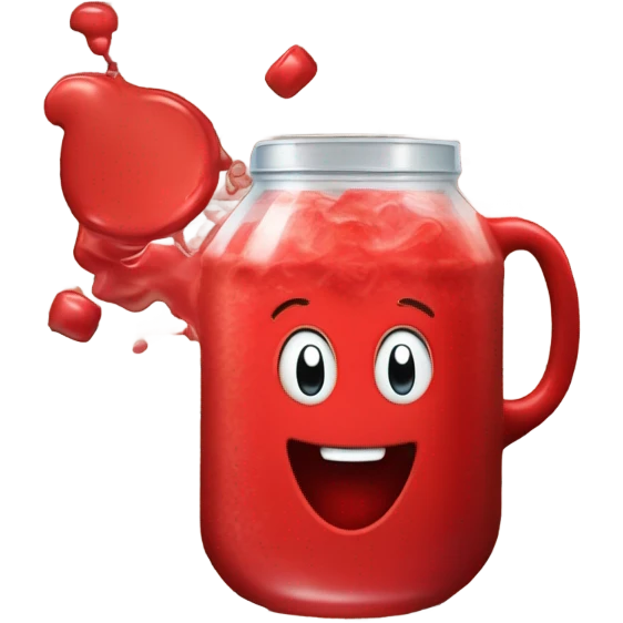 Koolaid  breaking through wall ovarie emoji