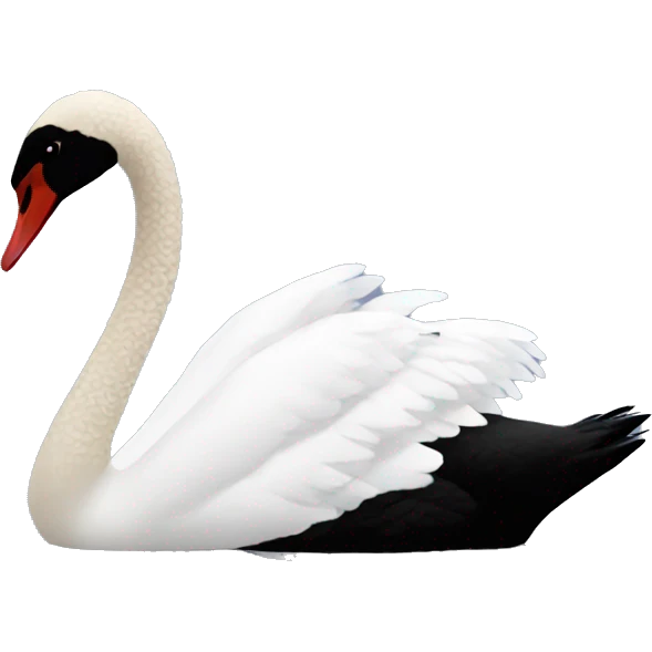 Black swan emoji