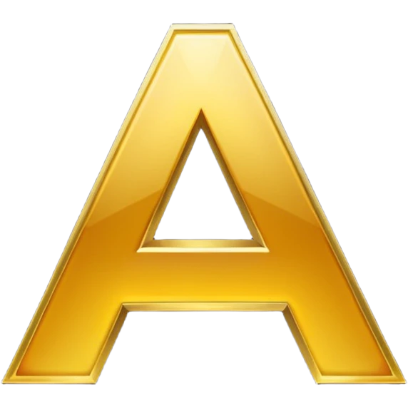Create a suppercool  letter “A” font for discord emoji nitro emoji