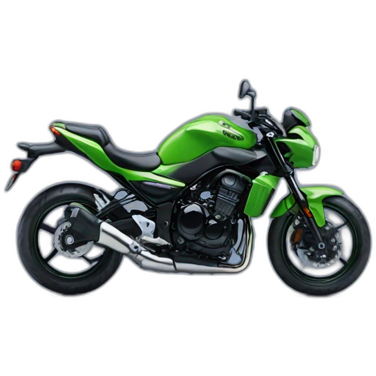 Frog riding a kawasaki z650rs 2022 emoji