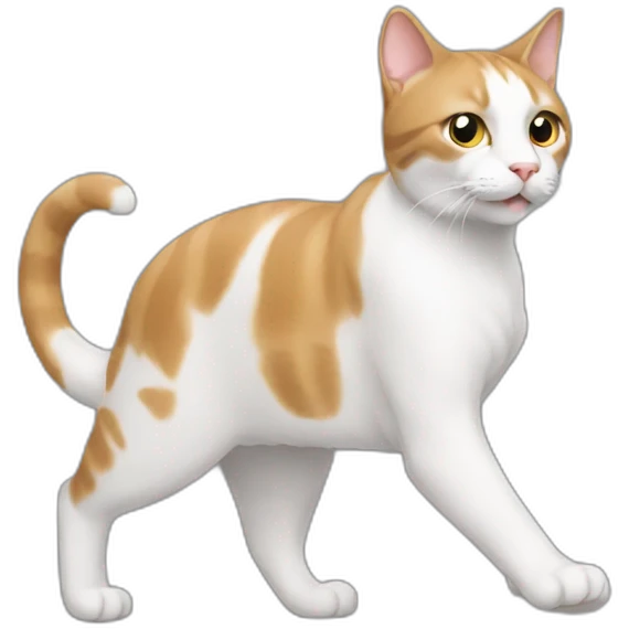 cat walking emoji