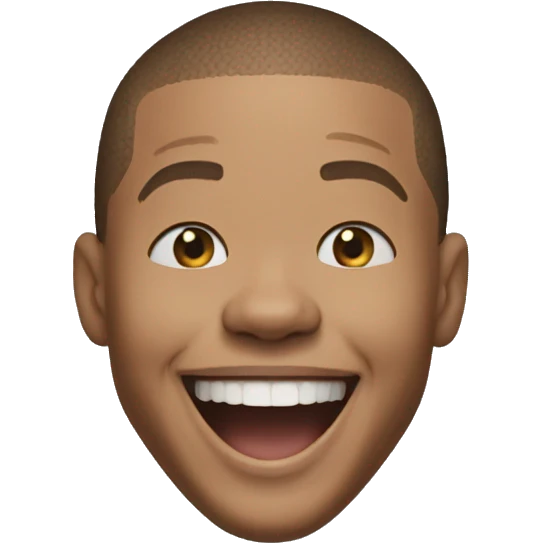 laughing mbappe emoji