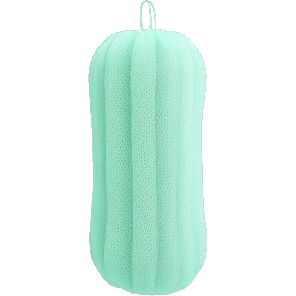 Synthetic mesh loofah emoji