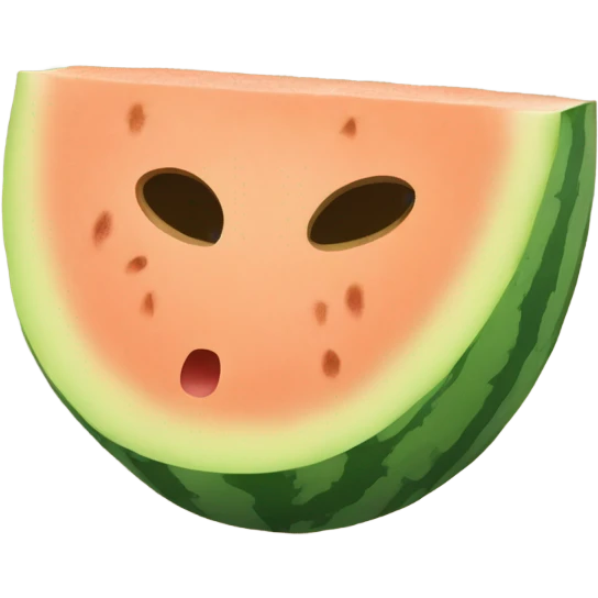 Corazón de melón emoji