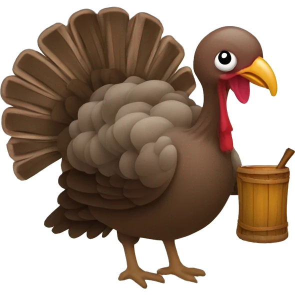 Turkey Wassailing emoji
