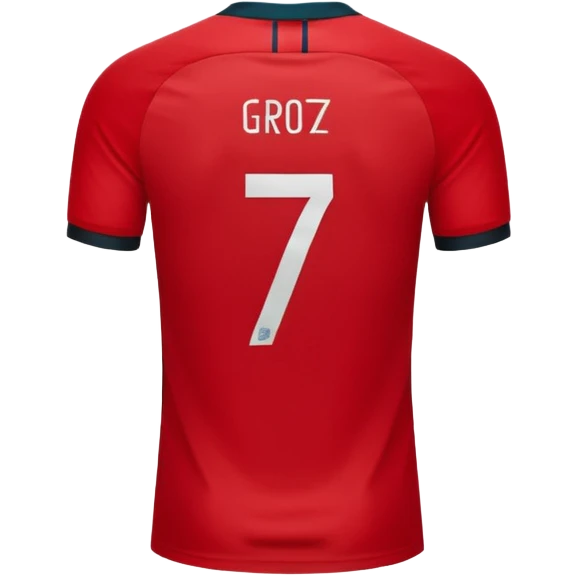 A soccer jersey with cr7 on the back  emoji
