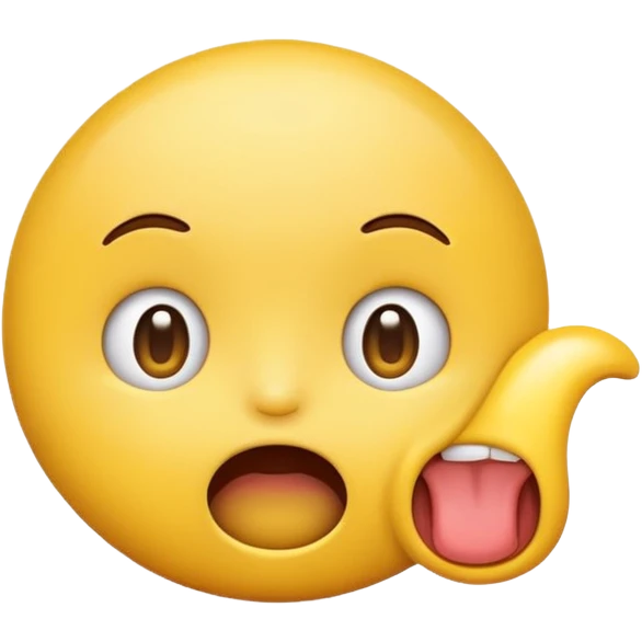 Ein Emoji der rülpst emoji