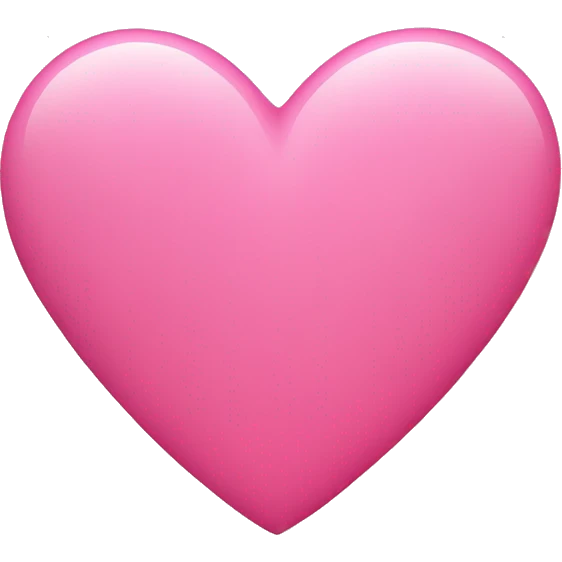 Pink heart  emoji