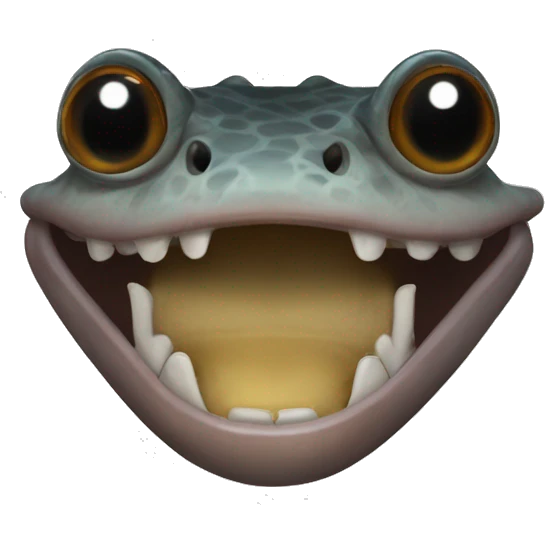 Eublepharis macularius smiling emoji