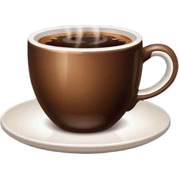 Hot coffee emoji