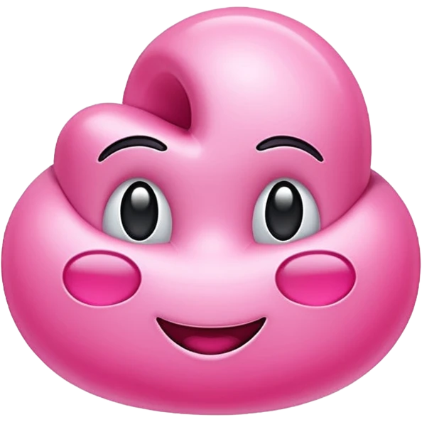 inflador rosa emoji