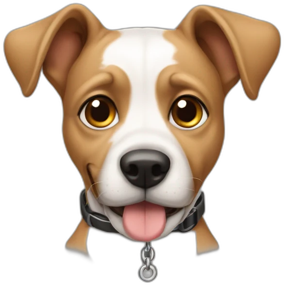 cachorro com coleira emoji