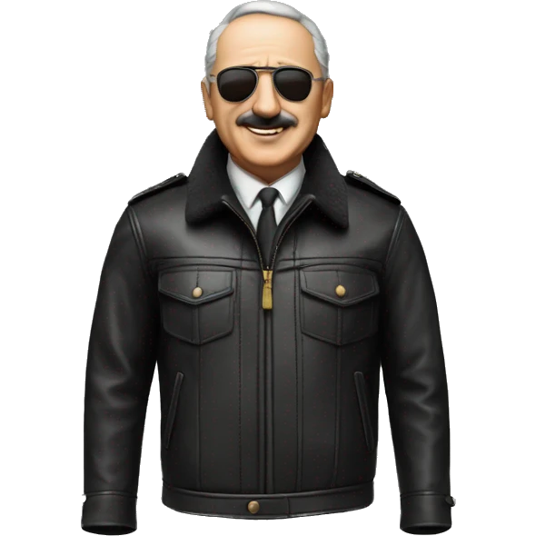 Francisco Franco Iconic Leather Jacket emoji