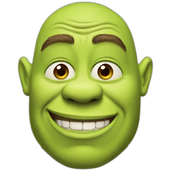 white-shrek emoji