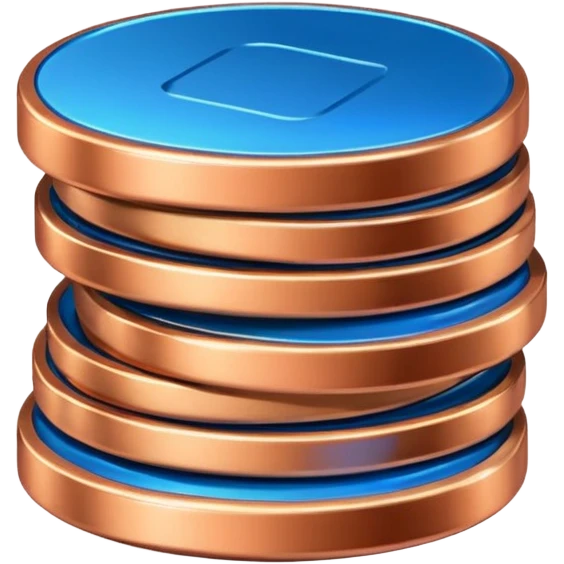 blue coins credit pack emoji