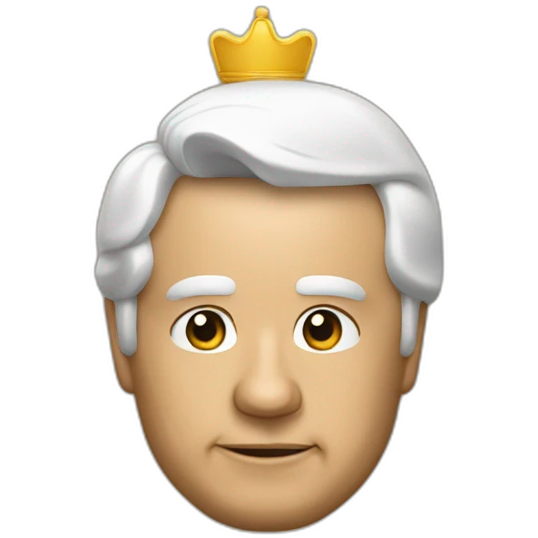 Le président poutine qui boue une pierre emoji