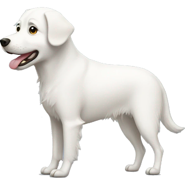 White dog emoji