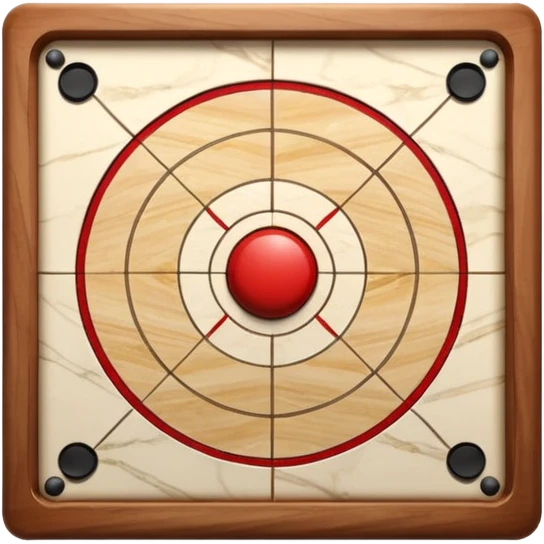 Marble carrom table square emoji