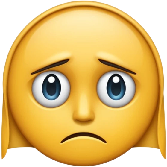 Hayalkırıklığı,içten içe üzgülük,hep olcak diyip olmadığını bilmek, bunların daha birçok benzeri olan bunlara ait olan tek sembol emoji
