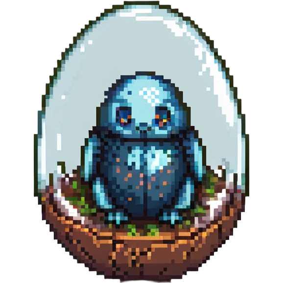 cranial, eye, MRI, SCAN, egg, embryonic, inside of glass egg, dark creature, eerie, otherworldly, crystal egg, tiny embryo. fetoid shape emoji