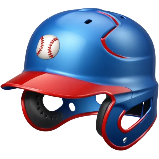 baseball helmet (#00A3E0) and red (#F9423A) emoji
