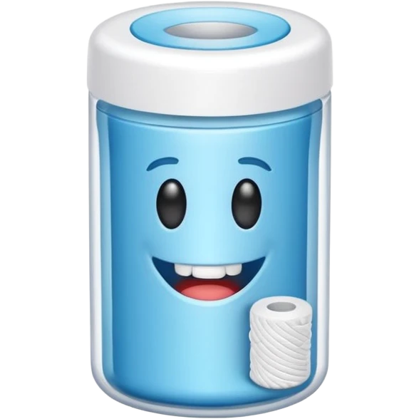 pack of dental floss thread  emoji